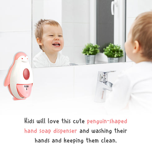 EDNA HOME Cute Penguin Soap Dispenser